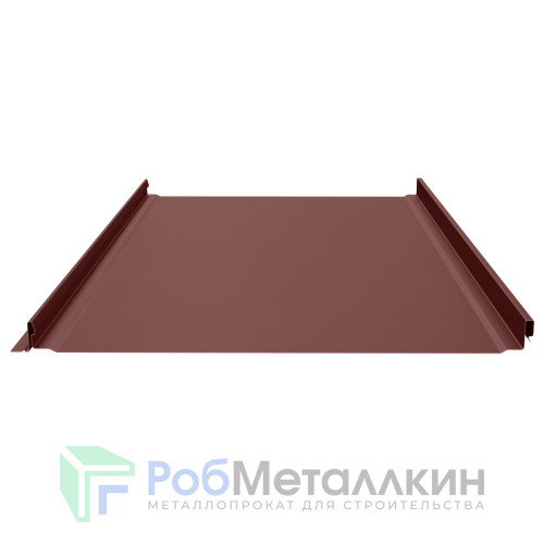 Фальцевая панель (клик-замок) гладкая 0.45 Текстур RAL 8017