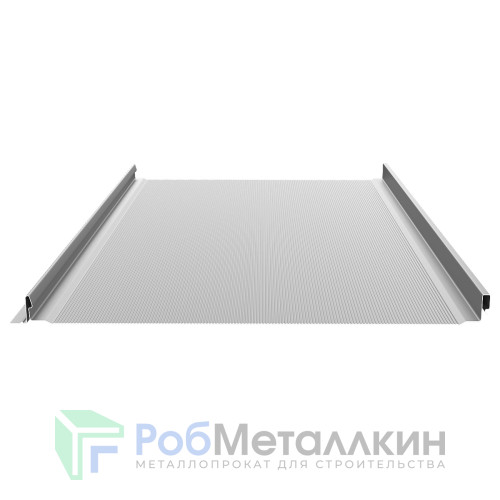 Фальцевая панель (клик-замок) с микрогофрой 0.5 Цинк