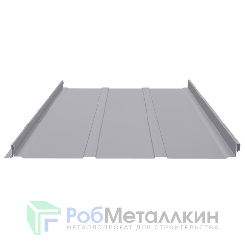 Фальцевая панель (клик-замок) с П-профилем 0.5 Полиэстер RAL 7004