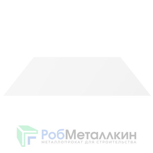 Гладкий лист 0.45 Полиэстер RAL 9003