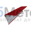 Конек для односкатной фальцевой кровли 160х160 Полиэстер RAL 3003