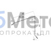 Конек для односкатной фальцевой кровли 160х160 Текстур RAL 9005
