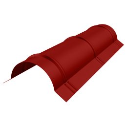 Конек полукруглый большой Полиэстер RAL 3011