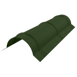 Конек полукруглый большой Полиэстер RAL 6020