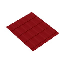 Металлочерепица КРОНА 0.5 Полиэстер RAL 3003