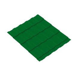 Металлочерепица КРОНА 0.5 Полиэстер RAL 6002