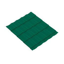 Металлочерепица КРОНА 0.5 Полиэстер RAL 6029