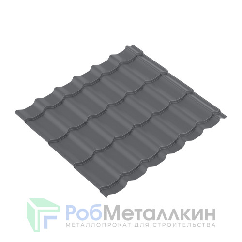 Металлочерепица Монтеррей 0.5 MAT двусторонний RAL 7024
