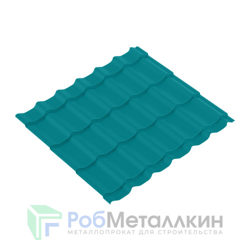 Металлочерепица Монтеррей 0.5 Полиэстер RAL 5021