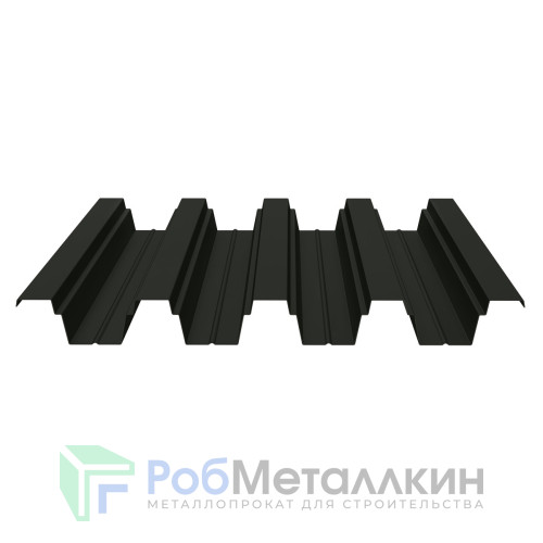 Профнастил Н-75 0.5 Пурал RAL 9005