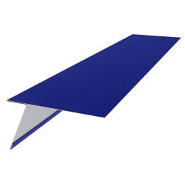 Планка карнизная 130х80 Полиэстер RAL 5002 для фальцевой кровли