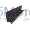 Планка примыкания боковая к стене 115х60х25 MAT RAL 8019 для фальцевой кровли