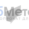 Планка примыкания боковая к стене 115х60х25 Полиэстер RAL 7035 для фальцевой кровли