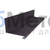 Планка примыкания нижняя к трубе 157х200х30 MAT RAL 8019 для фальцевой кровли