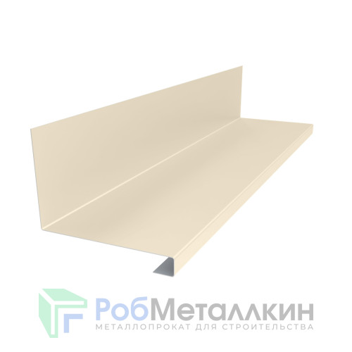 Планка примыкания нижняя к трубе 157х200х30 Полиэстер RAL 1015 для фальцевой кровли