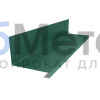 Планка примыкания нижняя к трубе 157х200х30 Пурал RAL 6005 для фальцевой кровли