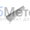 Планка примыкания в штробу 60х20 Цинк для фальцевой кровли