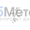 Планка примыкания в штробу 60х20 Пурал RR-32 для фальцевой кровли