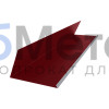 Планка примыкания верхняя к трубе 250х210 Полиэстер RAL 3005 для фальцевой кровли