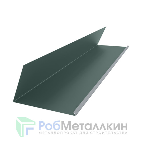 Планка примыкания верхняя к трубе 250х210 Полиэстер RAL 7005 для фальцевой кровли