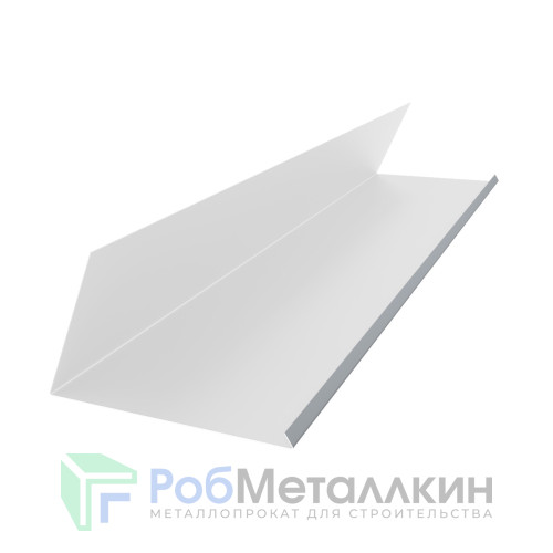 Планка примыкания верхняя к трубе 250х210 Полиэстер RAL 9003 для фальцевой кровли