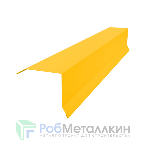 Планка торцевая (ветровая) 80х90 Полиэстер RAL 1018