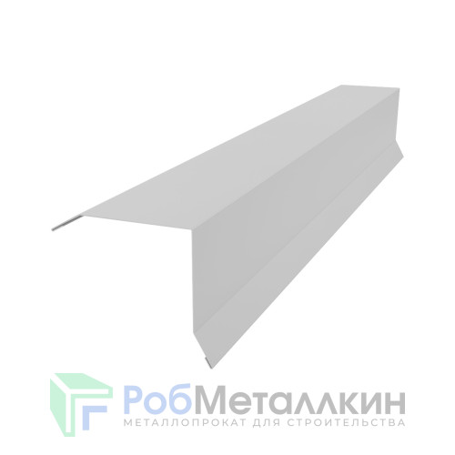 Планка торцевая (ветровая) 80х90 Полиэстер RAL 7035