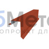 Планка торцевая 100х60 Полиэстер RAL 8004 для фальцевой кровли