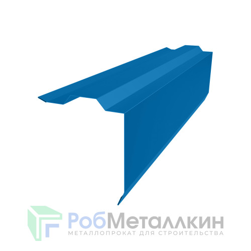 Планка торцевая (ветровая) фигурная 115х105 Полиэстер RAL 5005