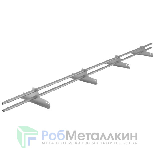 Снегозадержатель ЕВРО Полиэстер RAL 9006