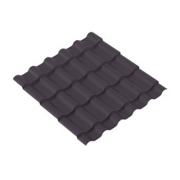 Металлочерепица Супер БАРСА 0.5 MAT RAL 8019
