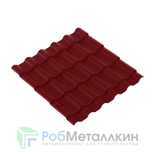 Металлочерепица Супер БАРСА 0.5 Полиэстер двусторонний RAL 3005