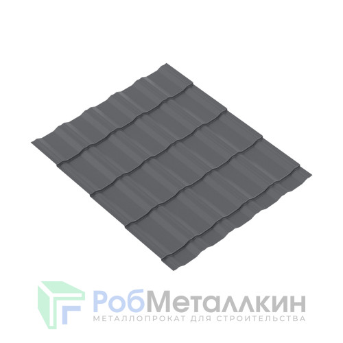 Металлочерепица Супер КРОНА 0.5 MAT RAL 7024
