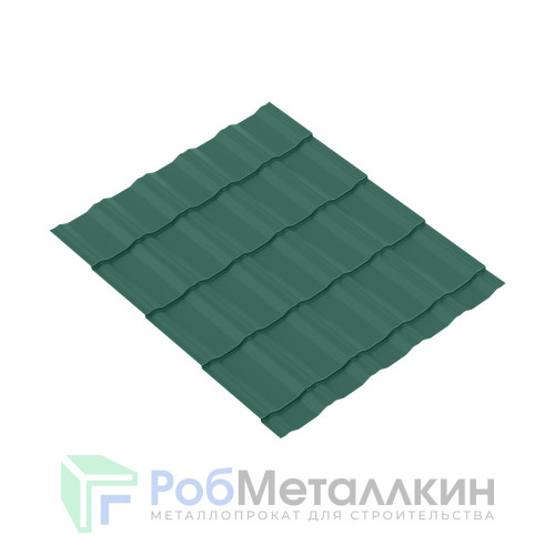 Металлочерепица Супер КРОНА 0.5 Полиэстер двусторонний RAL 6005