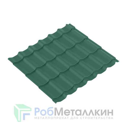 Металлочерепица Супер Monterrey 0.5 MAT RAL 6005