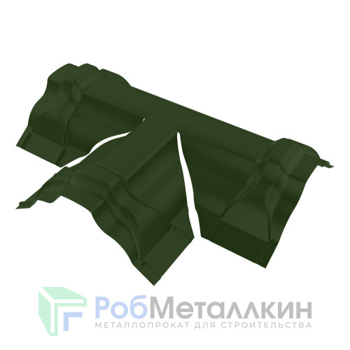 Тройник T-образный для конька ПРЕМИУМ Полиэстер RAL 6020