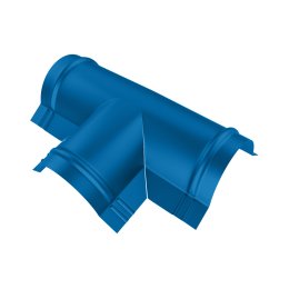 Тройник T-образный для конька полукруглого малого MAT RAL 5005