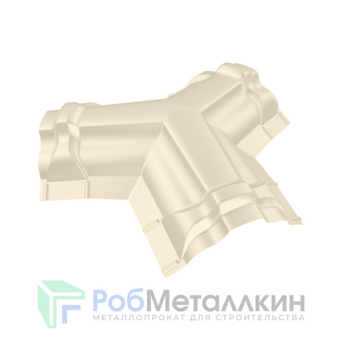 Тройник Y-образный для конька ПРЕМИУМ Полиэстер RAL 1015