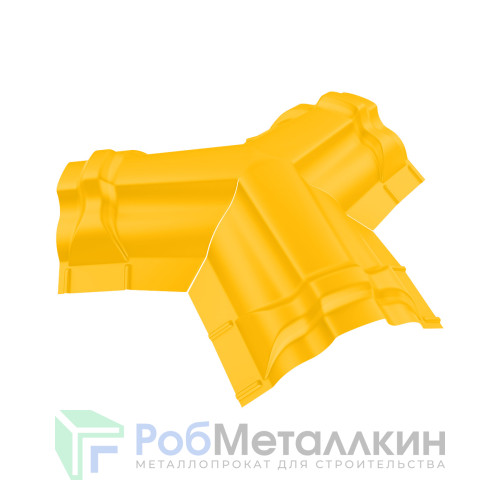 Тройник Y-образный для конька ПРЕМИУМ Полиэстер RAL 1018