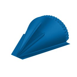 Заглушка конусная для конька полукруглого малого MAT RAL 5005