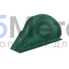 Заглушка конусная для конька полукруглого малого Полиэстер двусторонний RAL 6005