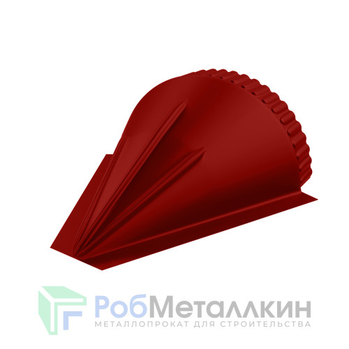 Заглушка конусная для конька полукруглого малого Полиэстер RAL 3011