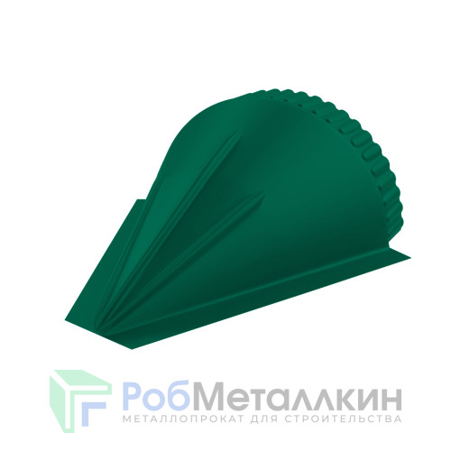 Заглушка конусная для конька полукруглого малого Полиэстер RAL 6029