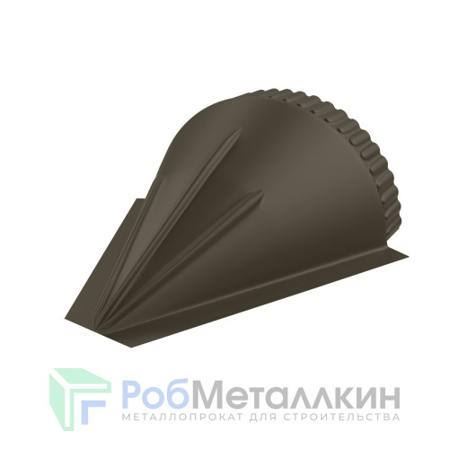 Заглушка конусная для конька полукруглого малого Полиэстер RR-32