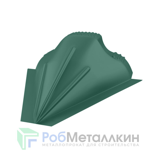 Заглушка конусная для конька ПРЕМИУМ Полиэстер двусторонний RAL 6005