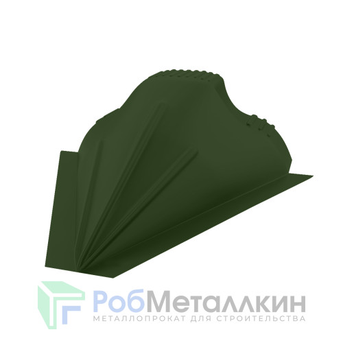 Заглушка конусная для конька ПРЕМИУМ Полиэстер RAL 6020