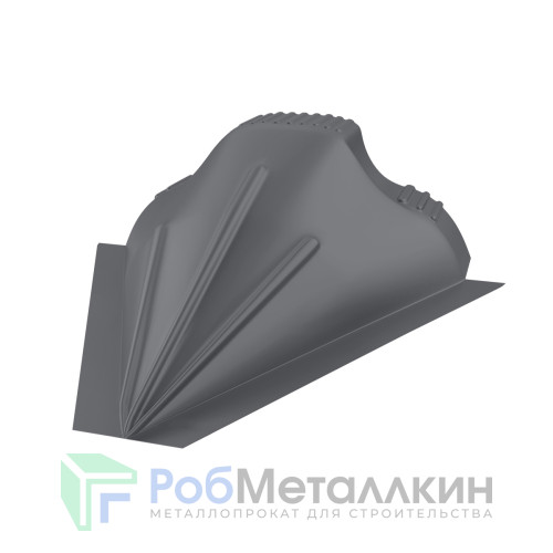 Заглушка конусная для конька ПРЕМИУМ Пурал RAL 7024