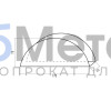 Заглушка торцевая для конька полукруглого малого Полиэстер RAL 7004