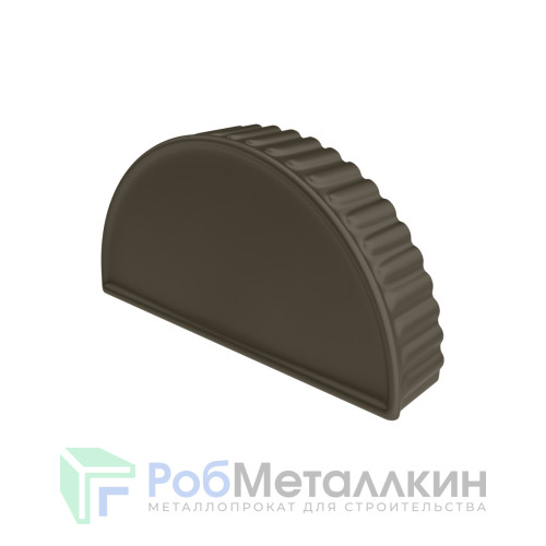 Заглушка торцевая для конька полукруглого малого Полиэстер RR-32