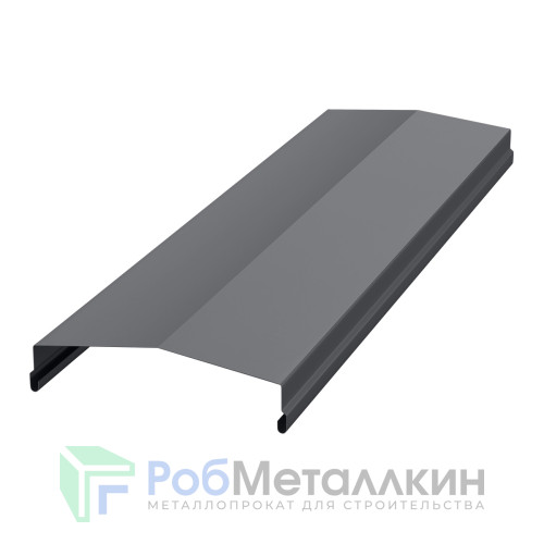 Парапет с домиком Текстур RAL 7024